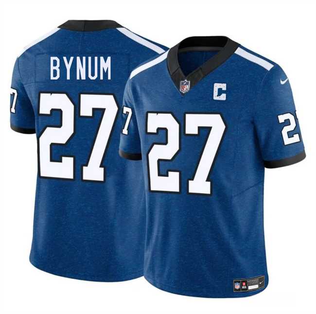 Men%27s Indianapolis Colts #27 Cam Bynum Blue 2025 F.U.S.E. Throwback Vapor Limited Stitched Jersey Dzhi->indianapolis colts->NFL Jersey
